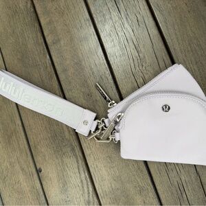lululemon dual pouch wristlet NWOT
